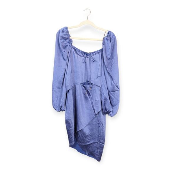 Elliatt Purple Uriel Long Sleeve Halter Dress Size S - Picture 1 of 9